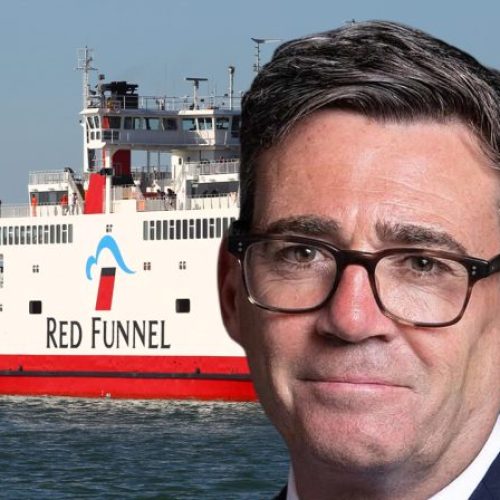 Andy Burnham Isle of Wight Ferries