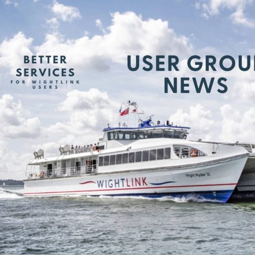 Wightlink User Group News